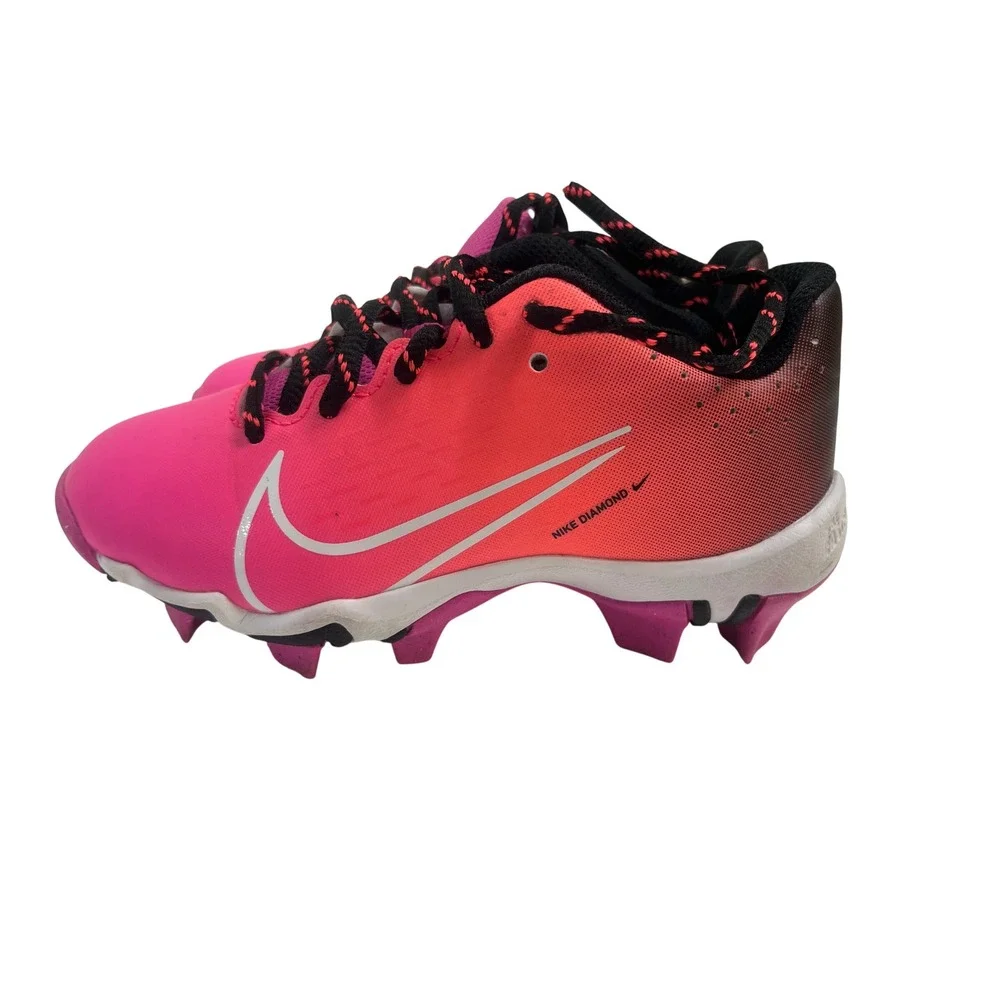 Nike Diamond Fastflex Girls Softball Cleats Pink Orange FZ8655-600 Mens 11C